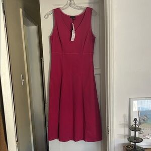 Emporio Armani Fuchsia Midi Dress